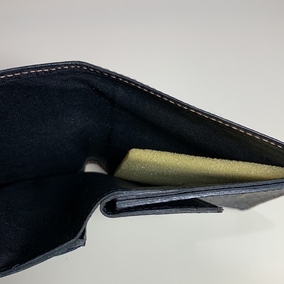 Comme des Garçons Homme Black Grained Leather Wallet - Picture 5 of 7